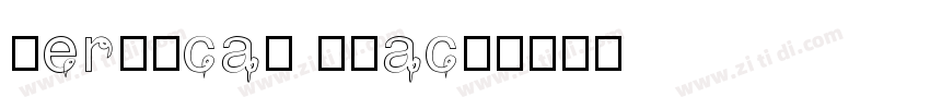 Vertical Black字体转换